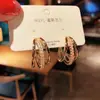 Pendientes de Diseño Simple Estilo Coreano, Aros Múltiples Europeos y Americanos de Moda con Personalidad, Accesorios para Orejas de Niña
