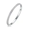 Pulseira de Prata Esterlina S925 com Moissanita Nova Moda Símbolo de Amor Joia de Mão Pulseira Mais Vendida Fábrica de Guangzhou Atacado