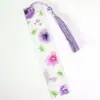 Marcador de páginas acrílico transparente Marcador de páginas de flor Material escolar para estudiantes Papelería Regalos Regalos creativos Estilo popular transfronterizo