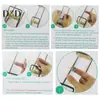 Brinquedos Educativos Infantis Contas Redondas Tecidas DIY Feito à Mão Estilo Europeu Madeira Aço Inoxidável Máquina de Contas Máquina de Fazer Pulseiras de Contas Manuais