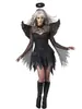 Disfraz de Halloween Ángel Negro Cos Suit Disfraz de Novia Fantasma Play Zombie Maligno Uniforme Ángel Oscuro Bruja