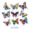 Nuevos Transfronterizos Más Vendidos Edición Completa Flor Estampado Térmico Estampado en Caliente Estación Internacional de Amazon Más Vendidos Flor Mariposa Pegatinas de Estampado