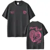 Omarcourtzprimeramusa Camiseta de Merchandise da Turnê do Álbum Moda Hip-Hop para Homens e Mulheres Camiseta Casual de Verão