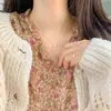 Mini Collar con Colgante de Corazón Pequeño para Mujer, Exquisita Cadena Clavicular en Forma de Corazón de Plata de Ley 925, Lujo Accesible, Collar Lindo de Nicho