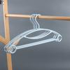Soporte para Ropa Percha para Ropa Doméstica Sin Costuras Anti-Esquina de Hombro Doble Uso Seco y Húmedo Antideslizante Artefacto de Almacenamiento Perchero para Colgar Ropa