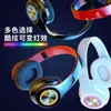 Fone de Ouvido Bluetooth Luminous Sem Fio Headset Bluetooth 5.0 Cartão Dobrável Subwoofer B39