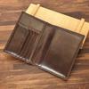 Cartera Marant Retro de Piel de Vaca de Gama Alta Cuero Crazy Horse Clip Corto para Billetes Cartera con Múltiples Ranuras para Tarjetas Portapasaporte Venta al por Mayor