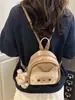 Mochila Fofa de Gatinho para Mulheres 2025 Nova Tendência Design de Nicho Mochila Estilo College Bolsa Versátil Bolsa para o Dia a Dia Escola