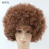 1 peluca de cabeza completa rizada talla grande peluca explosiva peluca de cabeza accesorios para área de actuación de fans de payaso