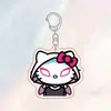 Colgante Hello Kitty Spider-Man Universo Paralelo Gwen Myers Llavero Acrílico Encanto para Bolso