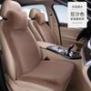 Envio Direto da Fábrica Conjunto de Almofadas para Banco de Carro de Pelo de Coelho de Inverno, Capa de Assento Espessada de Sete Peças com Encosto para Aquecimento