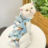 Ropa de Esterilización para Gatos, Ropa Quirúrgica para Gatas, Ropa Transpirable sin Leche, Ropa Postoperatoria para Gatos Machos Anti-Lameduras