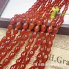 Novas Contas Soltas de Vidro Imitando Jade Formato Gota d'Água Fio de Contas para DIY Grampo de Cabelo Acessórios para Adorno de Cabeça Fio com Contas Atacado