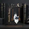 Fantasma escalofriante en columpio Estante de libros de fantasmas de madera Columpio - Un regalo para amantes de los libros