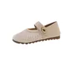 Sandálias Fechadas Estilo Birkenstock para Mulheres, Uso Duplo, Novo Estilo Verão 2026, Sapatos Mary Jane Franceses Vazados para Combinar com Vestidos