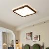 Luminária de Teto para Sala de Estar, Cor Nogueira Antiga, Luminária Criativa Personalizada Estilo Wabi-Sabi com Proteção para os Olhos, Luminária para Quarto/Escritório Estilo Creme