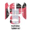 Adequado para Ninjutso ninja Sora v2 adesivos antiderrapantes mouse quatro deus besta OOX adesivos absorventes de suor V2 adesivos para os pés com tudo incluído