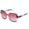 Gafas de sol cuadradas extragrandes polarizadas 3056 Adorno de diamantes brillantes Moda europea y americana para conducir a prueba de UV