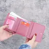 Nova carteira estilo antigo elemento Han bolsa curta para moedas estudante do ensino médio carteira pequena simples multifuncional grande capacidade porta-cartões