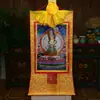 Buda Sakyamuni Buda Buda Buda Buda de la Medicina Buda de Cuatro Brazos Guanyin Dios Amarillo de la Riqueza Madre Verde Thangka Pintura Colgante 120cm