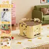 Caixa de Armazenamento de Mesa com Tampa Caixa de Armazenamento para Itens Pequenos Lanches Brinquedos Organizador de Cosméticos para Sala de Estar Cesto de Armazenamento de Plástico