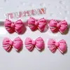 Accesorios de Resina al por Mayor Accesorios DIY Materiales Hechos a Mano Flores para Zapatos Pegatinas para Vasos de Agua Accesorios para el Cabello de Niños Lazos de Encaje Punteado