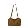 Bolso Bandolera Versátil Estilo Europeo y Americano con Hombro Mate para Mujer 2025 Otoño Gran Capacidad Casual para Ropa de Trabajo Bolso Cruzado para Axila