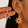 Pendientes Colgantes de Sol Bohemio para Mujer, Joyería de Alta Gama, Elegante y Única