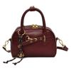 Bolso Retro Americano Invierno 2025 Nuevo Bolso de Mujer Casual Bolso de Hombro Maillard Textura de Alta Calidad Bolso Cruzado