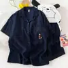 2024 Nuevo Pijama de Algodón Nube para Mujer Verano Manga Corta Shorts Dulce Lindo Dibujos Animados Ropa de Casa para Dama traje