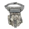 Bolsa Táctica Deportiva Multifuncional para Pierna de Exterior para Montar en Motocicleta para Hombres Bolsa de Pierna Multifuncional Portátil Táctica Camuflaje