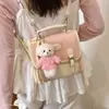 Nueva Mochila de Moda de Verano de Nicho de un Solo Hombro para Viajar con Popular Colorido Bloqueo de Color Estilo Universitario 2026