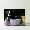 Juego de Té Matcha Estilo Japonés Transfronterizo Juego de 7 Piezas con Punto de Arena en Viento Té