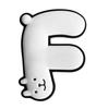 Pingentes de Letras de Animais Fofos Exclusivo Transfronteiriço da Amazon Acessórios de Fivela Decorativa para Calçados Crocs de PVC Acessórios de Fivelas Botões de Pressão