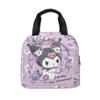 3D Novo Impresso Sanrio kuromi kuromi Picnic Bag Escola Primária Estudante Portátil Saco de Gelo Saco de Almoço Infantil