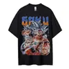 Camiseta de Algodón Talla EuropeaCamiseta de Dragon Ball para Hombre Algodón Puro Casual Cuello Redondo Manga Corta Ropa Verano Deportes Casual Manga Corta