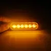 Luz de advertência LED para carro mais vendida, 6 luzes, ultrafina, lateral, 12-24V, luz de trabalho, luz diurna, sempre acesa, pisca-alerta