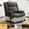 Sofá Multifuncional Elétrico Massageador Sala de Estar Espaço Pequeno Individual Sofá Cama Poltrona de Balanço Pessoa Preguiçosa Lazer Cadeira Giratória