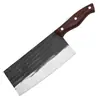 Faca de Cozinha Yangjiang Aço Inoxidável Faca para Fatiar Doméstica Martelo para Cortar Carne Padrão Forjado Faca para Picar Faca de Duplo Propósito