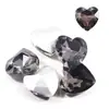 Arte de Uñas Hot Transfronterizo Estilo Japonés Forma de Corazón Fondo Puntiagudo Diamante Grande Vidrio Estéreo Diamante Brillante Adhesivo para Uñas Joyería de Diamante