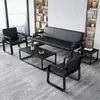 Juego de sofá y mesa de centro para apartamentos de alquiler, sillas de espera para recepción, sofá de tres plazas para recibir invitados, sofá de oficina sencillo
