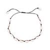Colar de Concha Mais Quente da Amazon Conjunto de Colares de Pérolas Europeu e Americano Conjunto de Colar Quadrado de Concha Quebrada Pulseira