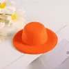 Tela Cepillada DIY Sombrero Pequeño Hecho a Mano Sombrero para Muñeca BJD Loli Accesorios Decorativos para Sombrero Base de Sombrero Original Vacío 10cm