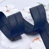 Banda elástica cepillada de 2.0 cm para borde de puño de chamarra de plumón, tira de borde, spandex, doblez, nylon, banda elástica, fábrica, mayoreo