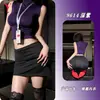 Lencería sexy Yesiyeser, uniforme sexy de secretaria, elástico ajustado, minifalda bodycon apasionada y ardiente 9614