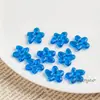 Estilo ins vidro de trabalhador leve doce colorido irregular furo grande flor pingente brincos DIY feitos à mão com contas acessórios de material