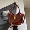 Bolsa Feminina Moda Retrô Lazer Comutador Bolsa de Mão Simples Bolsa Cesta de Legumes 2025 Nova Tendência Moda Bolsa Transversal