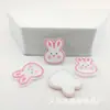 Parches Brillantes Lindos de Mariposa, Oso, Conejo, Flor de Resina para DIY con Pegamento de Crema, Funda de Teléfono, Accesorio para el Cabello, Pasador, Materiales