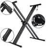 Soporte Plegable Portátil en Forma de X para Teclado Electrónico de 61 Teclas, Soporte Universal, Soporte para Guzheng, Soporte para Piano Eléctrico de 88 Teclas