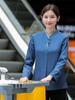 Ropa de trabajo de limpieza de hotel, traje femenino de manga larga para otoño e invierno, para habitación de hotel, limpiador de PA, ropa de tía de talla grande